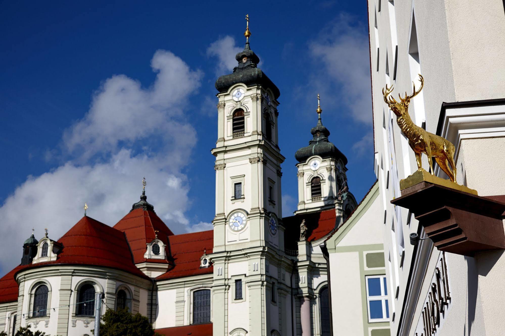 Akzent Brauerei Hotel Hirsch Ottobeuren Bagian luar foto
