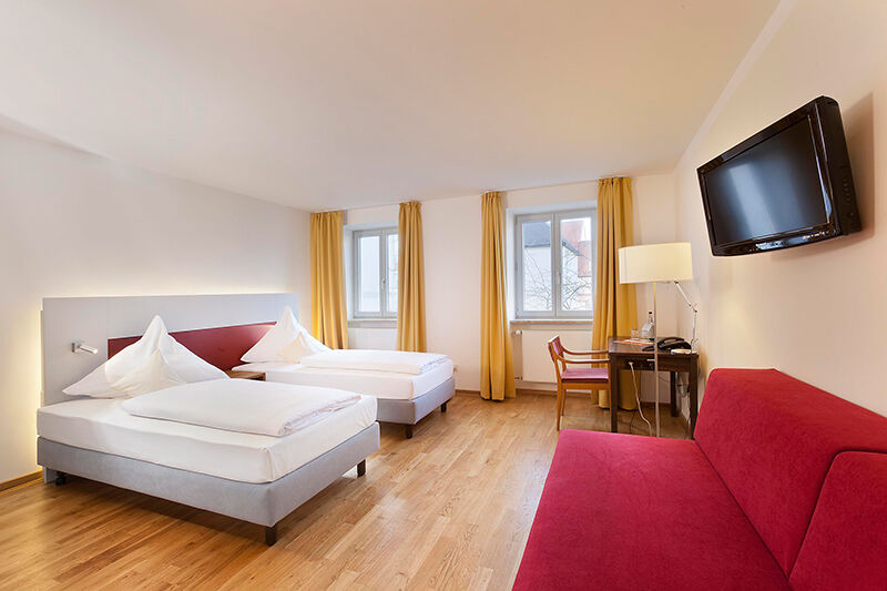 Akzent Brauerei Hotel Hirsch Ottobeuren Bagian luar foto