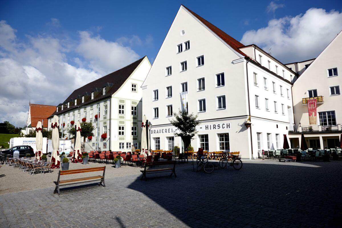 Akzent Brauerei Hotel Hirsch Ottobeuren Bagian luar foto